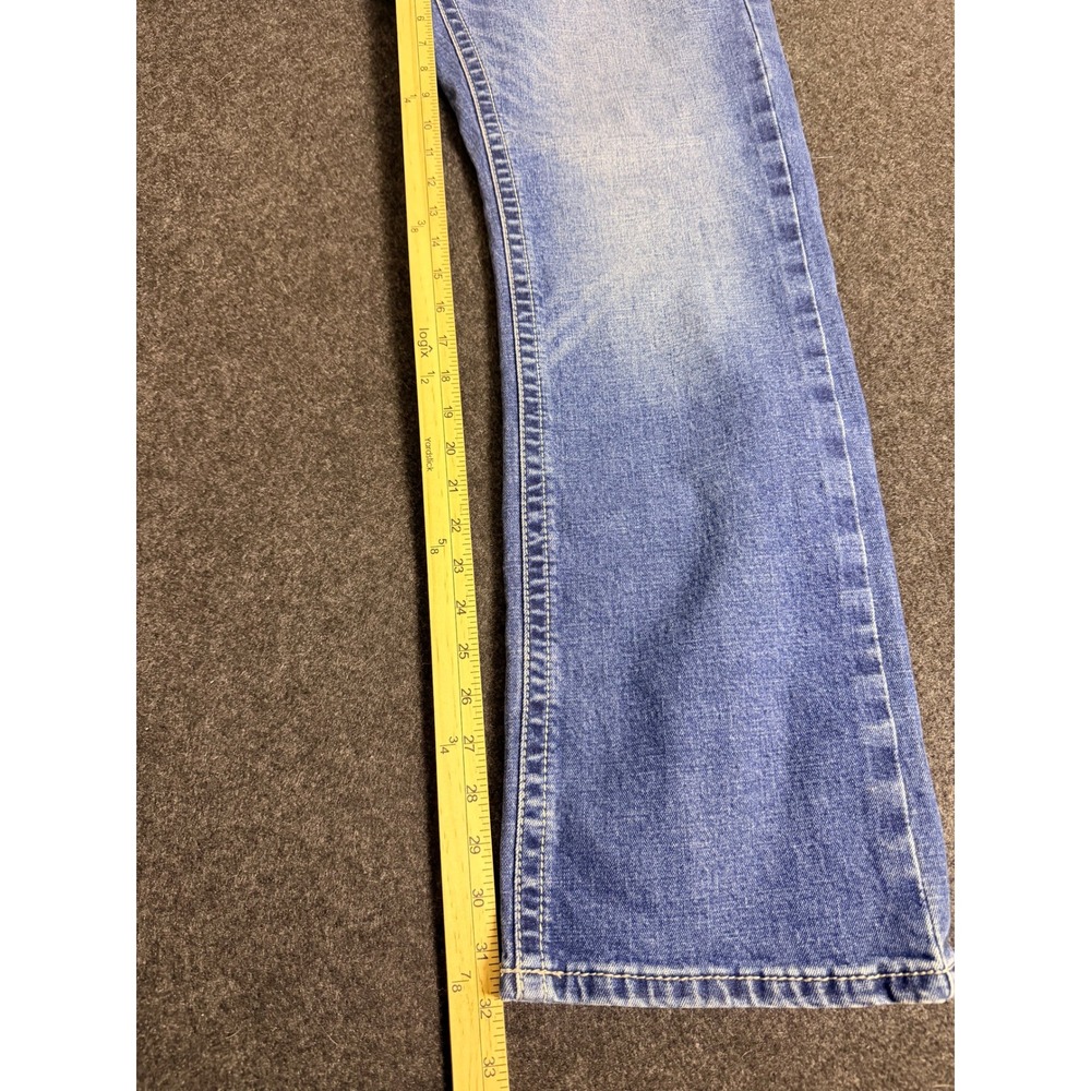 Ariat M5 Straight Leg Jeans Mens 34x32 Dark Wash Denim Workwear Blue - Picture 7 of 7
